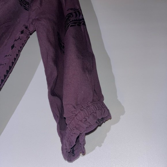 Women's Hawaiian Wahine Toa designs purple and blacks size small - Picture 6 of 8